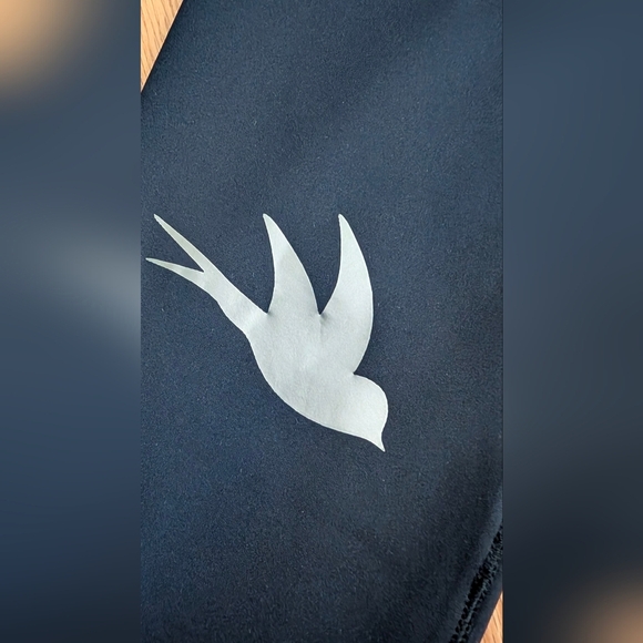 Noli Black Leggings with Silver Accents - Picture 4 of 6